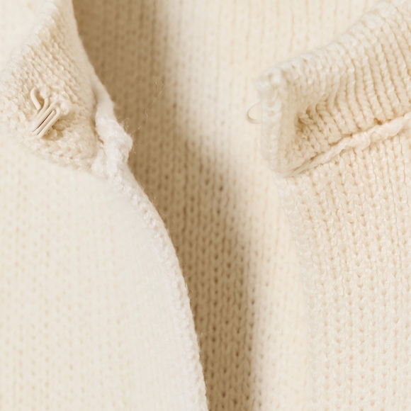 ZARA Women's Pocket Knit Cardigan(Ecru, US L, XL /EUR L, XL) - Picture 8 of 11